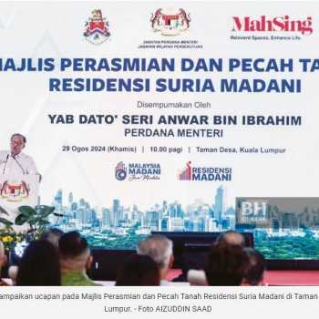 PM selar pihak bantah projek perumahan Madani golongan B40 dan M40